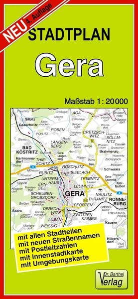 Produktbild: Stadtplan Gera