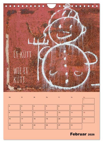 Produktbild: K&ouml;lsches Grundgesetz (Wandkalender 2026 DIN A4 hoch), CALVENDO Monatskalender