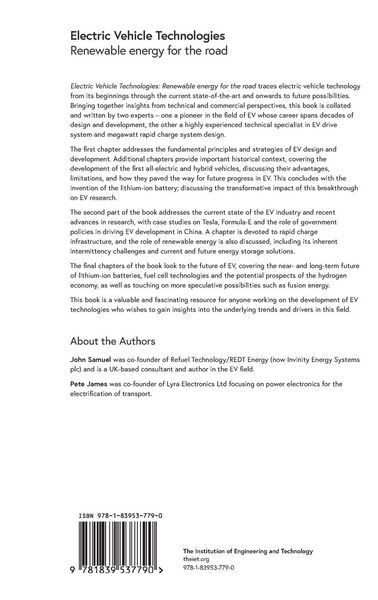 Produktbild: Electric Vehicle Technologies