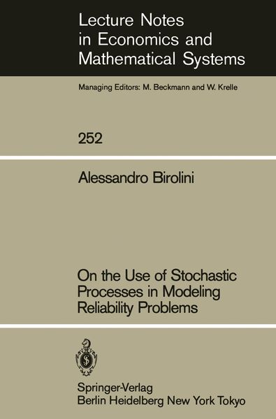 Produktbild: On the Use of Stochastic Processes in Modeling Reliability Problems