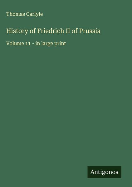 Produktbild: History of Friedrich II of Prussia