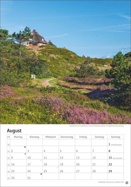 Produktbild: Deutschlands K&uuml;sten Kalender 2027