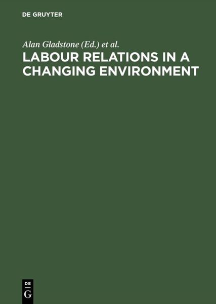 Produktbild: Labour Relations in a Changing Environment