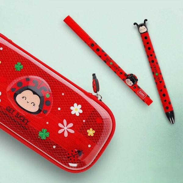 Produktbild: Legami Gelstift mit Tierdeko - Lovely Friends - Ladybug "Get Lucky"