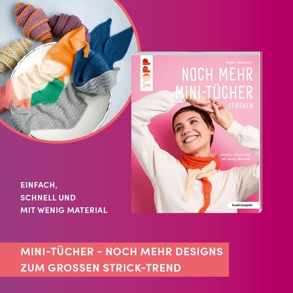 Produktbild: Noch mehr Mini-T&uuml;cher stricken (kreativ.kompakt.)