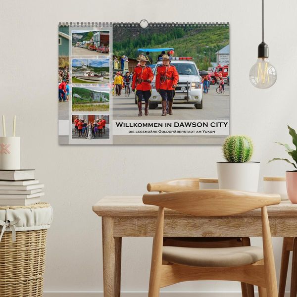 Produktbild: Willkommen in Dawson City - Die legend&auml;re Goldgr&auml;berstadt am Yukon (Wandkalender 2026 DIN A3 quer), CALVENDO Monatskalender