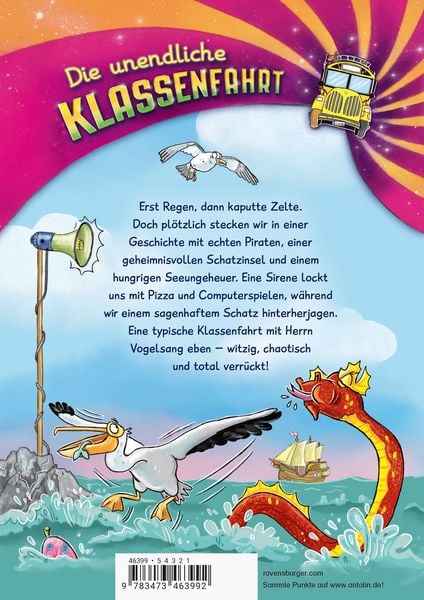 Produktbild: Die unendliche Klassenfahrt - Der Schatz auf der Dreizack-Insel