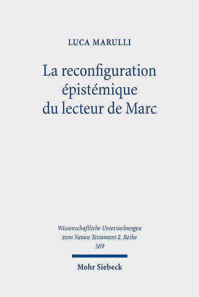 Produktbild: La reconfiguration &eacute;pist&eacute;mique du lecteur de Marc