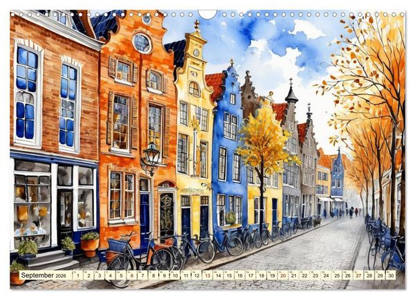 Produktbild: Zauberhafte Niederlande (Wandkalender 2026 DIN A3 quer), CALVENDO Monatskalender