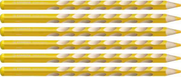Produktbild: STABILO Ergonomischer Dreikant-Buntstift EASYcolors, f&uuml;r Linksh&auml;nder, gelb
