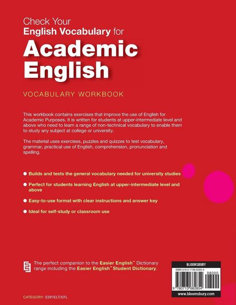 Produktbild: Check Your Vocabulary for Academic English