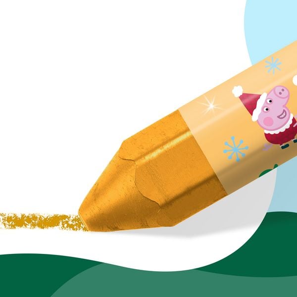 Produktbild: STAEDTLER Wachsmalkreiden Wachsmalkreide Promo Peppa 12er Set + Schaber, Weihnachten