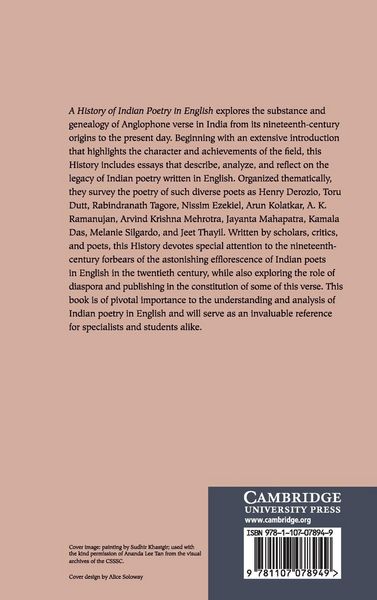 Produktbild: A History of Indian Poetry in English