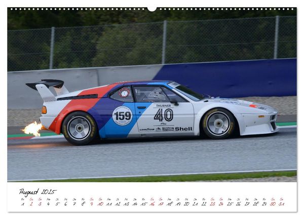 Produktbild: BMW M1 Procar (Wandkalender 2025 DIN A2 quer), CALVENDO Monatskalender