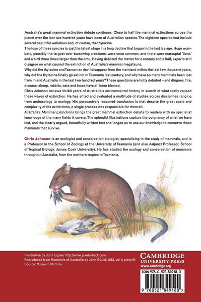 Produktbild: Australia's Mammal Extinctions