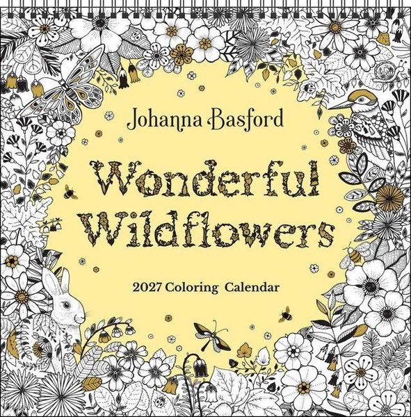 Johanna Basford 2027 Coloring Wall Calendar, Kalender von Basford Johanna, Andrews Mcmeel Publishing