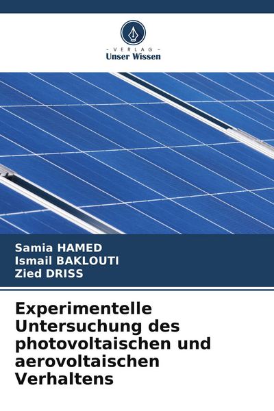 Produktbild: Experimentelle Untersuchung des photovoltaischen und aerovoltaischen Verhaltens