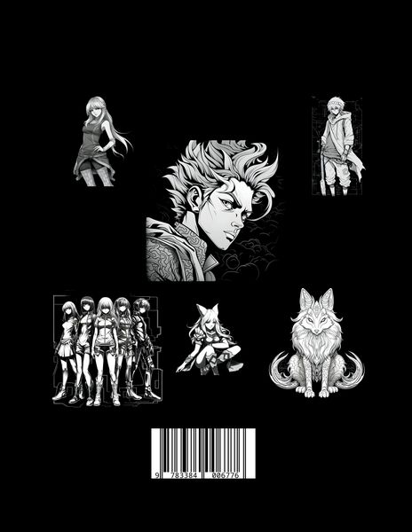 Produktbild: Black Manga Malbuch.