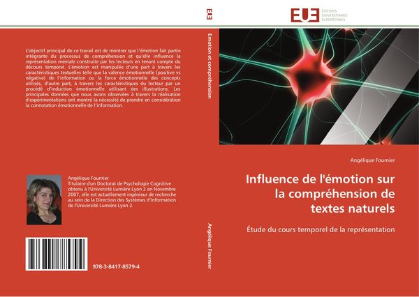 Produktbild: Influence de l'&eacute;motion sur la compr&eacute;hension de textes naturels