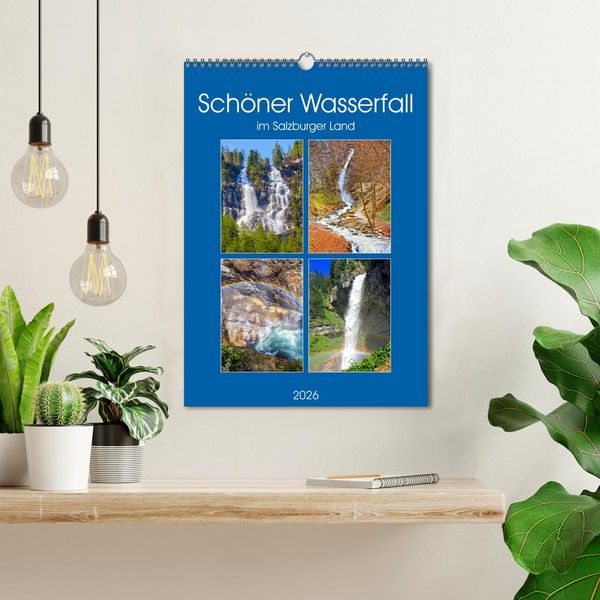 Produktbild: Sch&ouml;ner Wasserfall (Wandkalender 2026 DIN A3 hoch), CALVENDO Monatskalender
