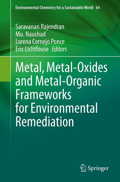 Produktbild: Metal, Metal-Oxides and Metal-Organic Frameworks for Environmental Remediation