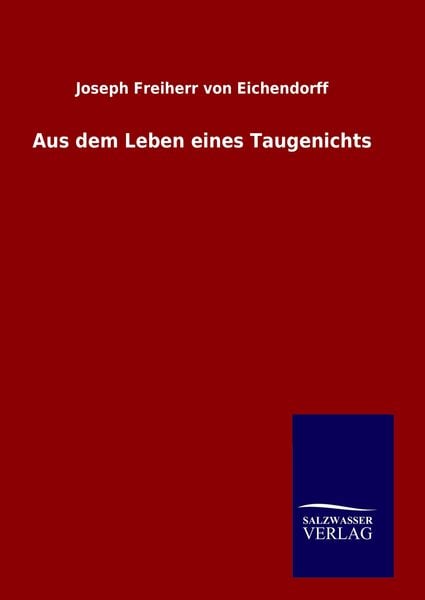 Produktbild: Aus dem Leben eines Taugenichts