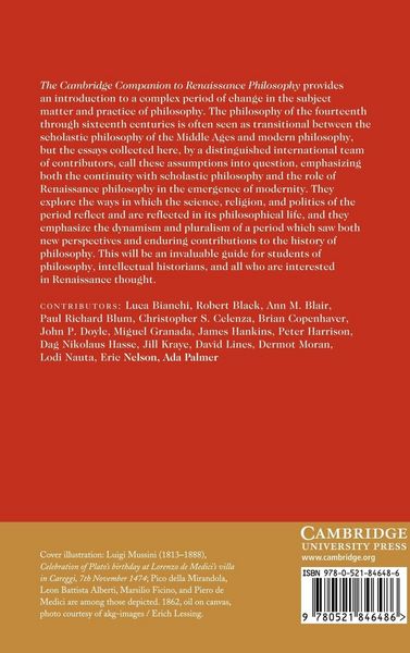 Produktbild: The Cambridge Companion to Renaissance Philosophy