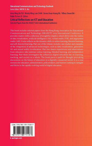 Produktbild: Critical Reflections on ICT and Education