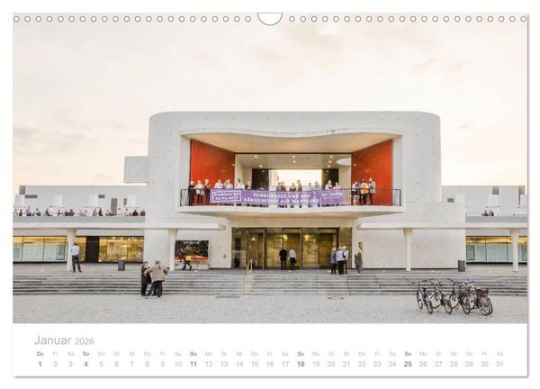 Produktbild: Darmstadt &ndash; G&auml;rten, Kunst, Architektur (Wandkalender 2026 DIN A3 quer), CALVENDO Monatskalender