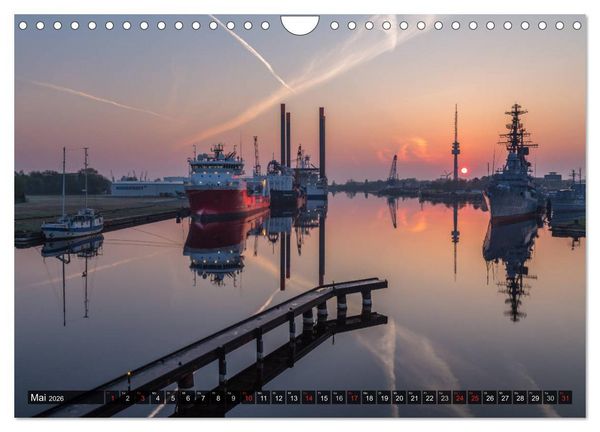 Produktbild: Wilhelmshaven maritim (Wandkalender 2026 DIN A4 quer), CALVENDO Monatskalender