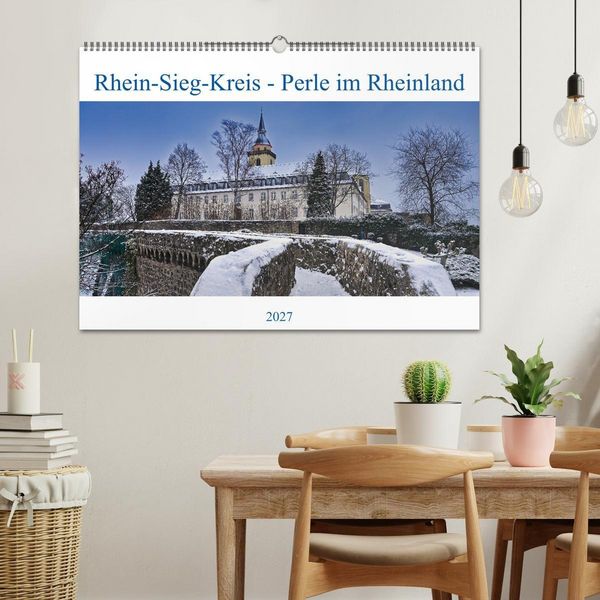 Produktbild: Rhein-Sieg-Kreis - Perle im Rheinland (Wandkalender 2027 DIN A2 quer), CALVENDO Monatskalender