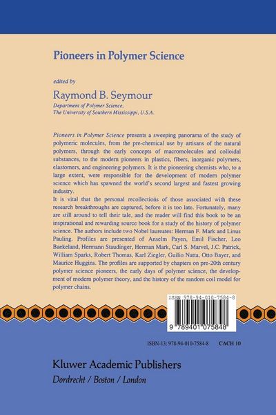 Produktbild: Pioneers in Polymer Science