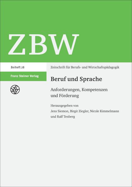 Produktbild: Beruf und Sprache