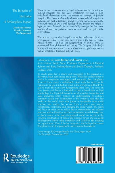 Produktbild: The Integrity of the Judge