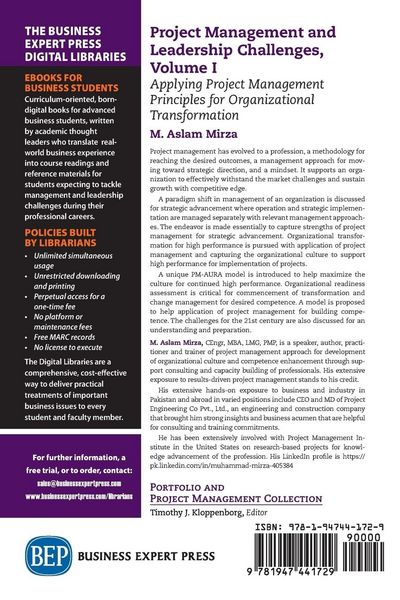 Produktbild: Mirza, M: Project Management and Leadership Challenges, Volu