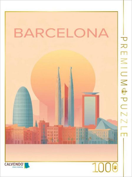 Produktbild: CALVENDO Puzzle Barcelona | 1000 Teile Lege-Gr&ouml;&szlig;e 64x48cm Foto-Puzzle f&uuml;r gl&uuml;ckliche Stunden