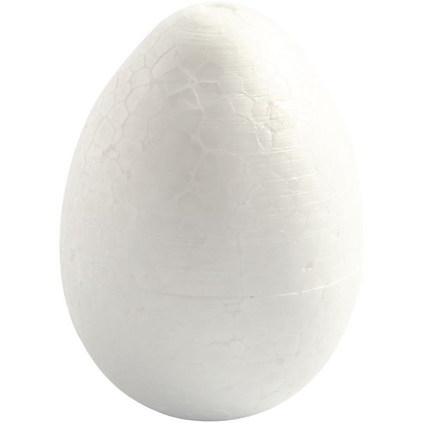 Produktbild: Creativ Company Styropor-Eier, H 10 cm, Wei&szlig;, 5 Stk