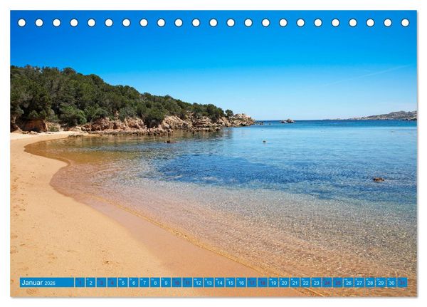 Produktbild: Traumhaftes Sardinien (Tischkalender 2026 DIN A5 quer), CALVENDO Monatskalender