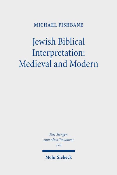 Produktbild: Jewish Biblical Interpretation: Medieval and Modern