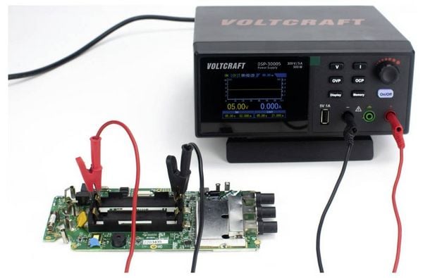 Produktbild: VOLTCRAFT DSP-30005 Labornetzger&auml;t, einstellbar 0 - 300 V 5 A (max.) 500 W USB Anzahl Ausg&auml;nge 1 x