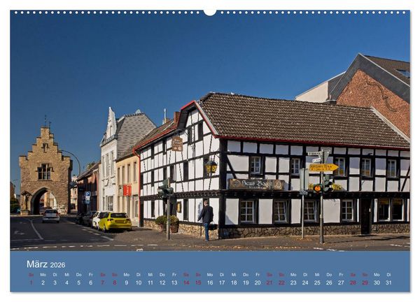 Produktbild: ERFTSTADT - Burgen und B&uuml;rgerh&auml;user (hochwertiger Premium Wandkalender 2026 DIN A2 quer), Kunstdruck in Hochglanz