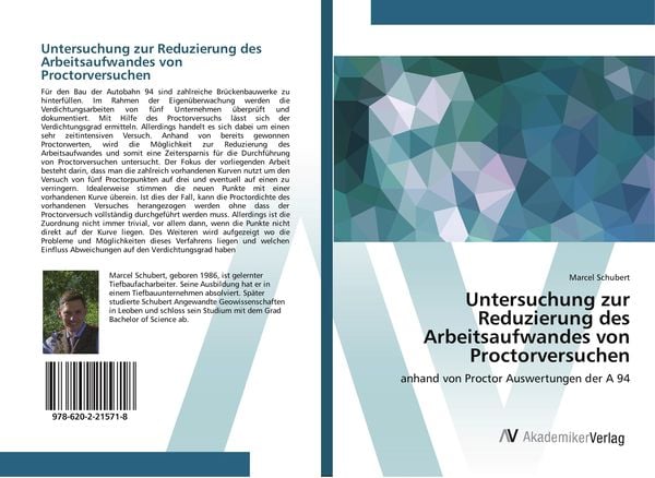 Produktbild: Untersuchung zur Reduzierung des Arbeitsaufwandes von Proctorversuchen