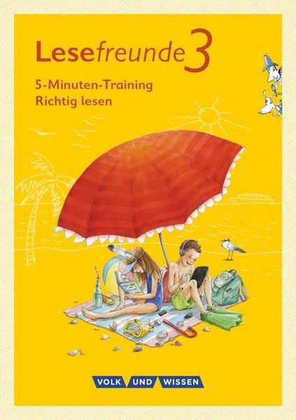 Produktbild: Lesefreunde 3. Schuljahr. 5-Minuten-Training "Richtig lesen". Arbeitsheft. &Ouml;stliche Bundesl&auml;nder und Berlin