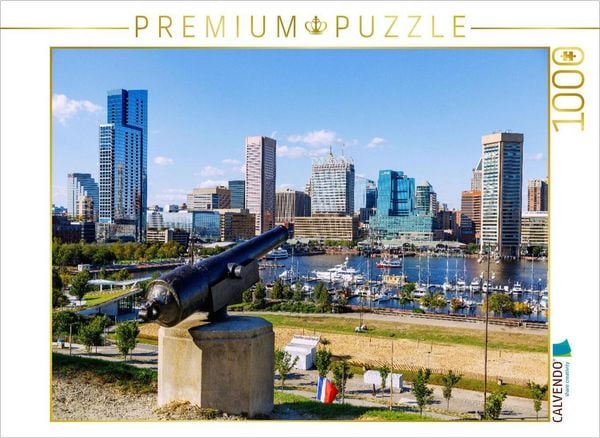 Produktbild: CALVENDO Puzzle Inner Harbor mit Historic Ships und World Trade Center - Baltimore, Maryland | 1000 Teile Lege-Gr&ouml;&szlig;e 64x48cm Foto-Puzzle f&uuml;r gl&uuml;cklich
