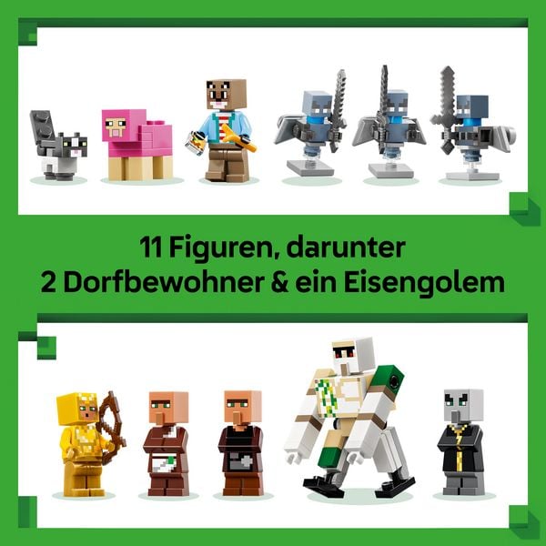 Produktbild: LEGO Minecraft 21596 Angriff des Magiers auf das Dorf, Gamer Spielzeug