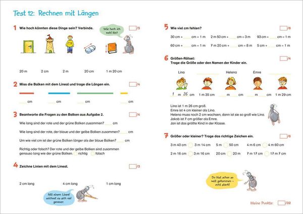Produktbild: Fit f&uuml;r Mathe 2. Klasse. Mein Testheft