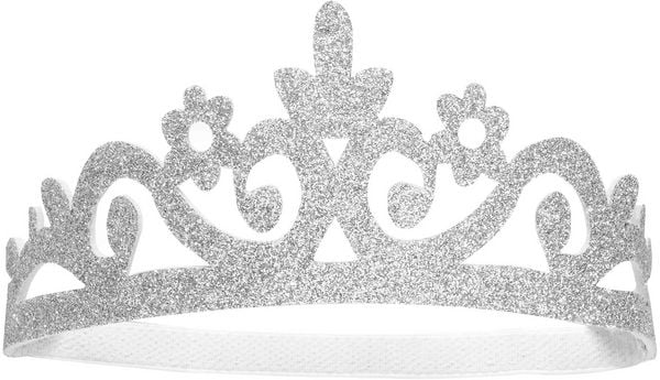 Produktbild: Puppen-Kleid Fee und Einhorn mit silberner Krone, Gr. 28-35 cm
