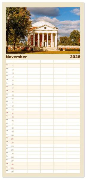 Produktbild: Familienplaner 2026 - USA Ostk&uuml;ste. Von den Blue Ridge Mountains bis zur Chesapeake Bay mit 5 Spalten (Wandkalender, 21 x 45 cm) CALVENDO