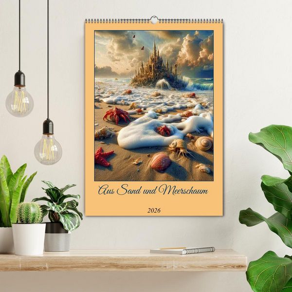 Produktbild: Aus Sand und Meerschaum! (Wandkalender 2026 DIN A2 hoch), CALVENDO Monatskalender