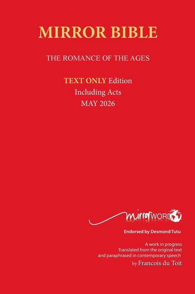 Produktbild: Hardback MAY 2026 Edition TEXT ONLY Mirror Bible Including complete ACTS [Without Commentary & Study notes]